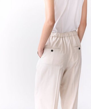 BEIGE， APOPHY / ステッチディテールイージータックパンツ OatMeal