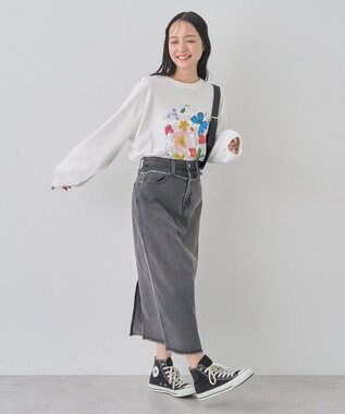 earth music&ecology いいこと奏でるグラフィックＴシャツ White