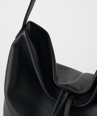 russet レザーワンショルダーバッグ(CE-1644) Black