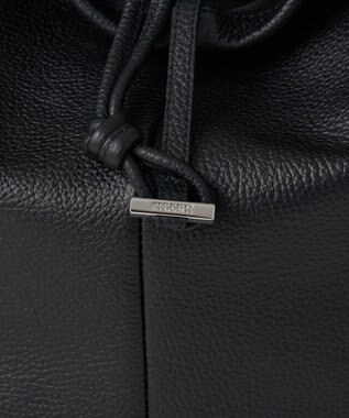 russet レザーワンショルダーバッグ(CE-1644) Black