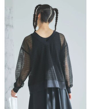 Green Parks ■ＥＳＣＡＲ　２ｗａｙメッシュプルオーバー Black