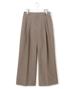 23区 【先行予約】MANTECOブライトワッシャー ワイドパンツ モカ系