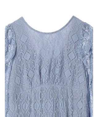 earth music&ecology 総レースワンピース Blue