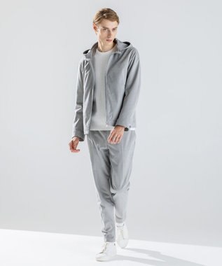 JOSEPH HOMME 【新素材】スムーススエードストレッチ　ドロスト付テーパードパンツ / PEGG CONVERTIBLE ライトグレー系