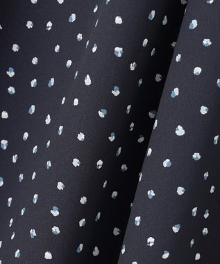 J.PRESS LADIES S 【洗える】ドット フラワープリント スカート ネイビー系5