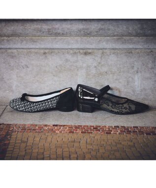 TOCCA PEARL MARY JANE PUMPS パンプス レースブラック系5