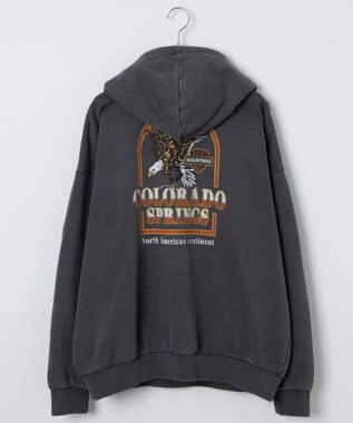 WEGO ピグメントグラフィックプルパーカー 柄1