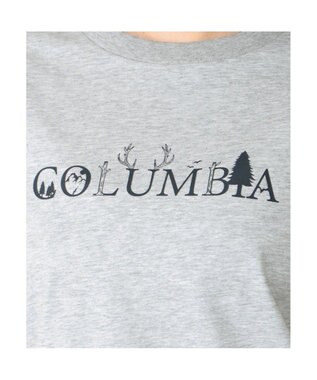 Columbia Columbia/ ウィメンズヤハラフォレストショートスリーブTシャツ /コロンビア Columbia Grey Heather、 Logo