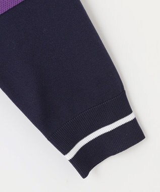 23区GOLF 【WOMEN】【ウォッシャブル】ニットカーデガン ネイビー系