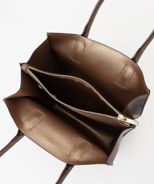 LA BAGAGERIE 【MONICA】アコーディオンスクエアトートM チョコ