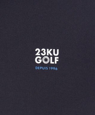 23区GOLF 【MEN】ストレッチ裏フリース フーディー ネイビー系