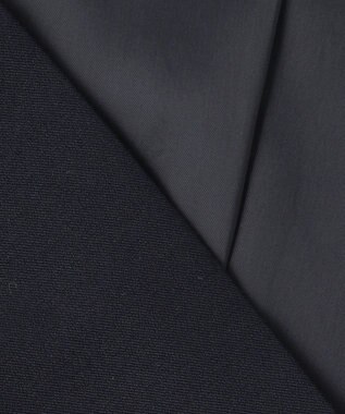 J.PRESS LADIES L 【洗える】T/Rアルガンシルク ノーカラー ジャケット ネイビー系