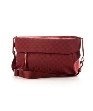 Y'SACCS Polka Dots 口折れショルダー ワイン