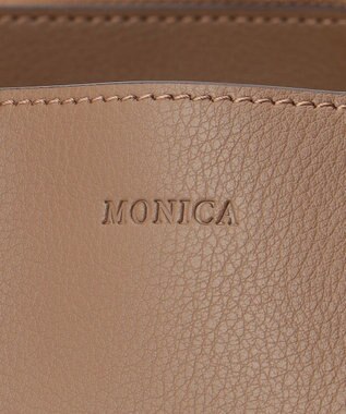 LA BAGAGERIE 【MONICA】アコーディオンスクエアトートM チョコ