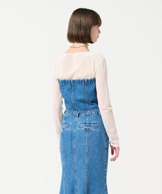 GRACE CONTINENTAL デニムビスチェ インディゴ