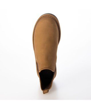 ing <ing>【サスティナブル】サイドゴアデザインアンクルブーツ キャメルヌバック