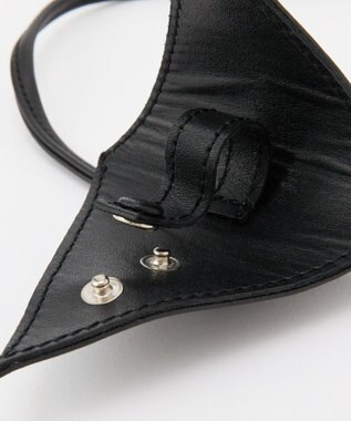 russet レザーメガネホルダー(Z-219) Black