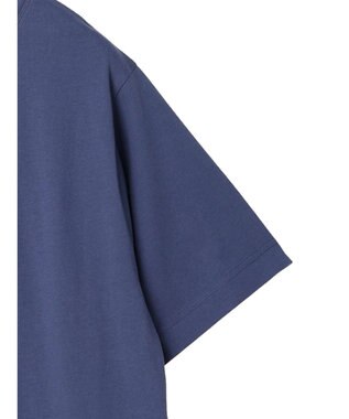 Green Parks 布帛レイヤー半袖チュニック Blue