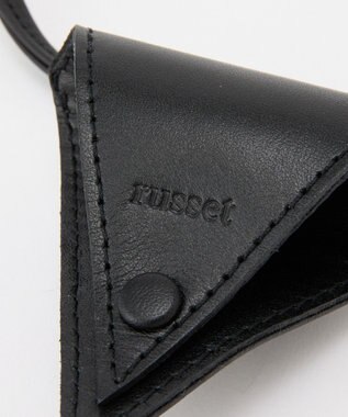 russet レザーメガネホルダー(Z-219) Black