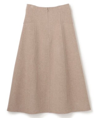 BEIGE， BOW / ウールリバー フレアスカート Top Taupe