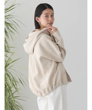 AMERICAN HOLIC バックドレープポンチパーカー Light Beige