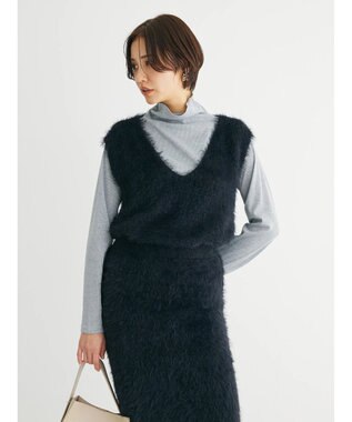 Green Parks ・Ｐｅｔｉｔ　Ｆｌｅｕｒ　シャギーニットベスト