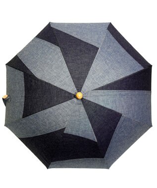 +RING 【プラスリング】【限定/日本製】岡山デニム 晴雨兼用長傘 52cm SR452 MIX 紺