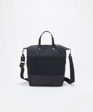 TOPKAPI 【TREASURE TOPKAPI】ナイロンコンビ 2way チェンジング トートバッグ ショルダーベルト付き ブラック