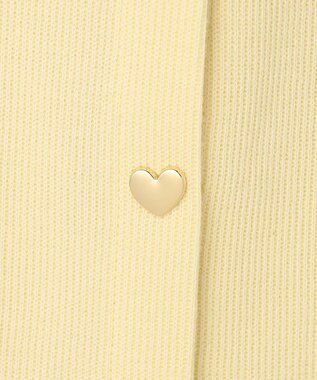 ANY KIDS 【洗濯機可能】スナップボタン カーディガン イエロー