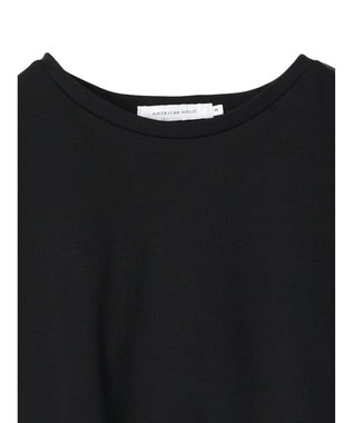 AMERICAN HOLIC 袖フレア５分袖カットプルオーバー Black