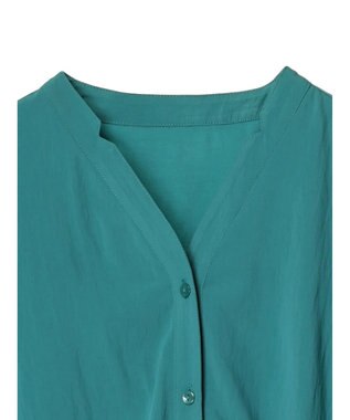 AMERICAN HOLIC 接触冷感　袖ボリュームブラウス Green