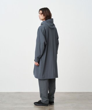 ATON HIGH STRETCH NYLON | レインパーカー - UNISEX CHARCOAL GRAY