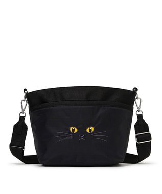 LeSportsac SMALL BUCKET BAG/ブラックキャッツエンブロイダリー ブラックキャッツエンブロイダリー