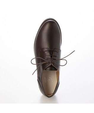 ing <ing>ソフトレザーレースアップシューズ ダークブラウン