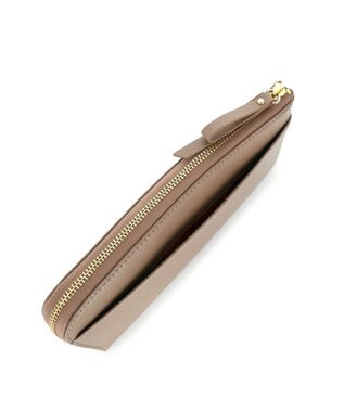 IBIZA MUNDO　牛革　L字ファスナー長財布 ベージュ