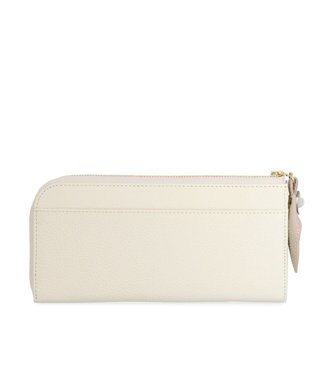 IBIZA アニマーダ　牛革　L字ファスナー長財布（ゾウ） アイボリー