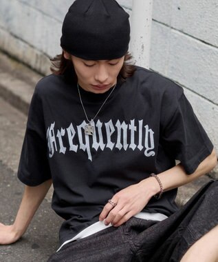 WEGO 【ユニセックス着用ITEM】アンサンブルグラフィックT（SS） ブラック中濃色