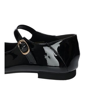 Green Parks ＲＵＰＩＳ．スクエアメリージェーンフラットパンプス Black