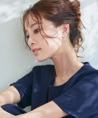 Tiaclasse 【金属アレルギー対応】ダブルラインカーブピアス シルバー