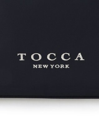 TOCCA 【美人百花掲載】【一部カラー撥水】TRIM WAVES MINITOTE ミニトートバッグ ネイビー系