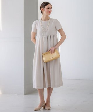 23区 L 【APPLAUDIR】トリアセシャンタン ドレス シャンパン