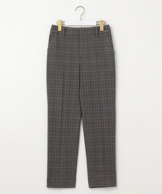 ANY SIS 【大人百花掲載 ヨンアさん着用】シリーズ累計7万本突破！サーモ2WAYストレッチ テーパードパンツ グレーグレンチェック