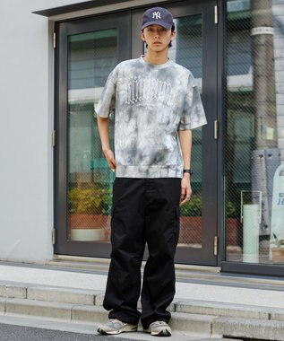 WEGO 【ユニセックス着用ITEM/MLサイズ展開】スノーパターンポンチT（SS） グレー