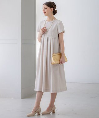 23区 L 【APPLAUDIR】トリアセシャンタン ドレス シャンパン