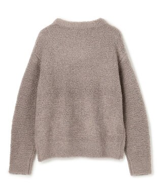 UNFILO プードルニット ボトルネック モカ