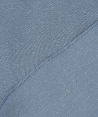 自由区 ナチュラルリネン ブラウス ブルー