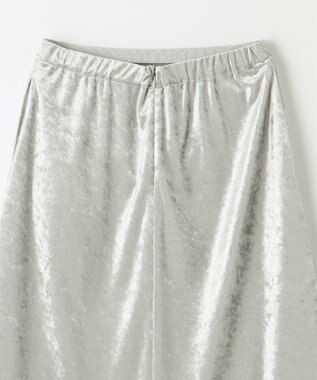 NAVE 【ReNAVE】クラッシュベロア スカート ライトグレー系