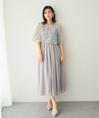 YECCA VECCA 【2点SET】3wayレース×キャミドレス Light Gray