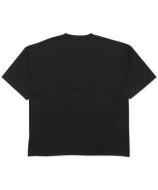 WEGO ダメージアップリケグラフィックT（SS） ブラック