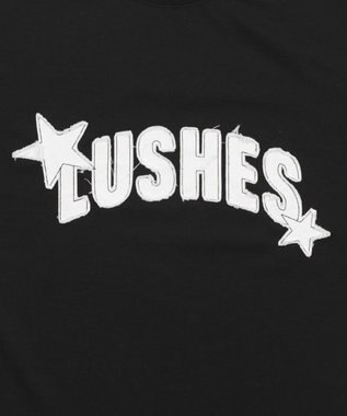 WEGO ダメージアップリケグラフィックT（SS） ブラック